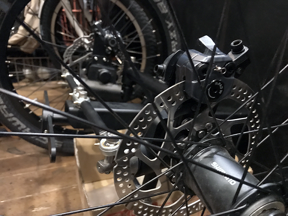 3.5号機からはディスクブレーキ