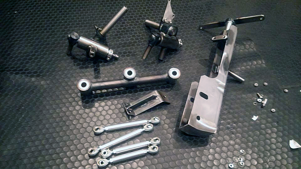 3.5号機の足回り部品完成