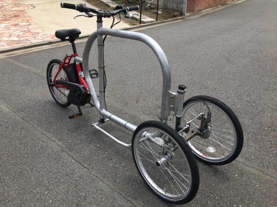 STROKEカーゴトライク(3輪カーゴバイク)試作3号機製作日記 仮組み3