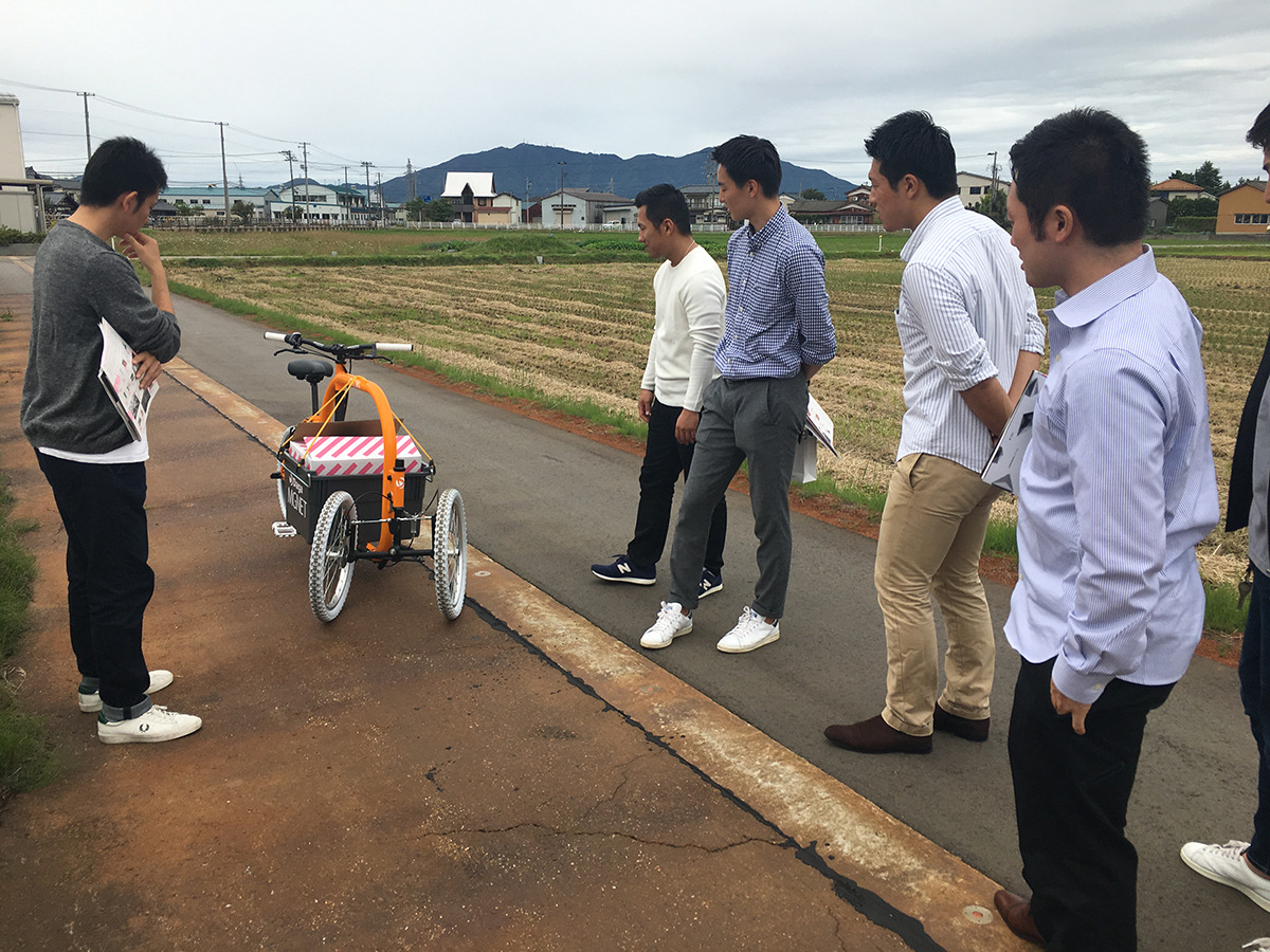 カーゴバイクはここでも珍しいようで、とても気になってます。