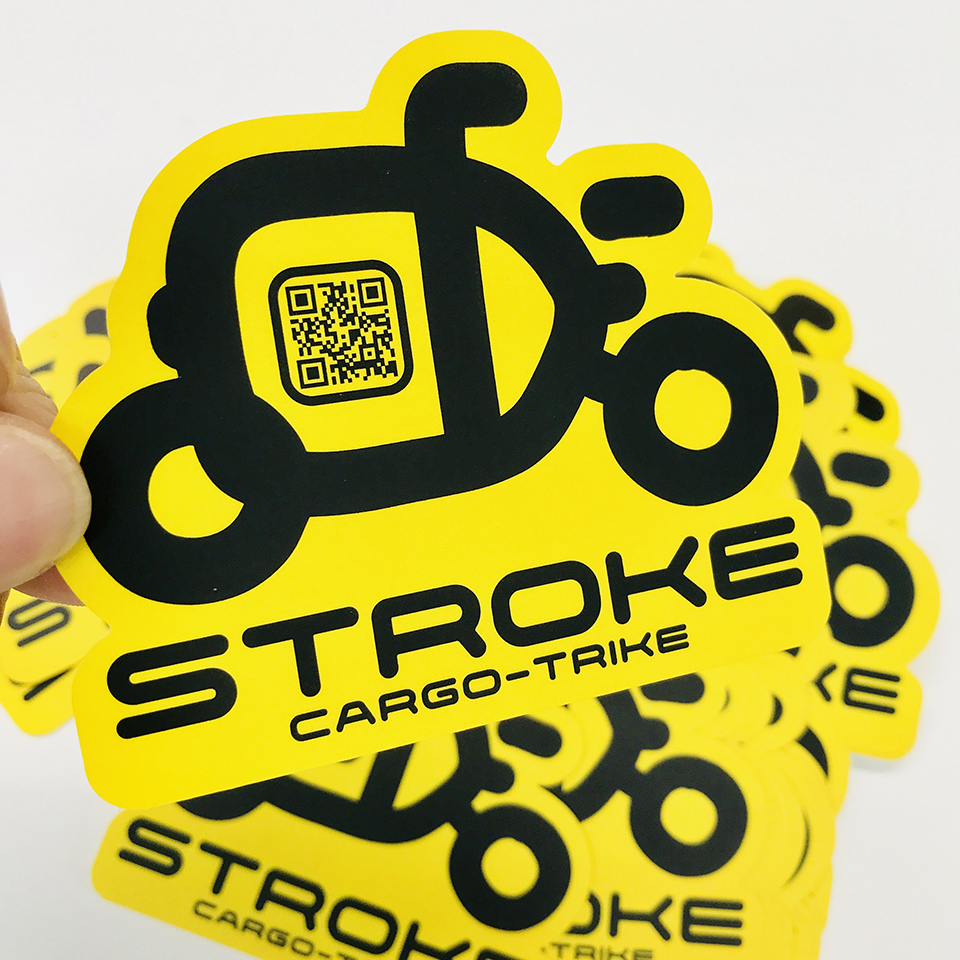 STROKEのステッカーも作りました
