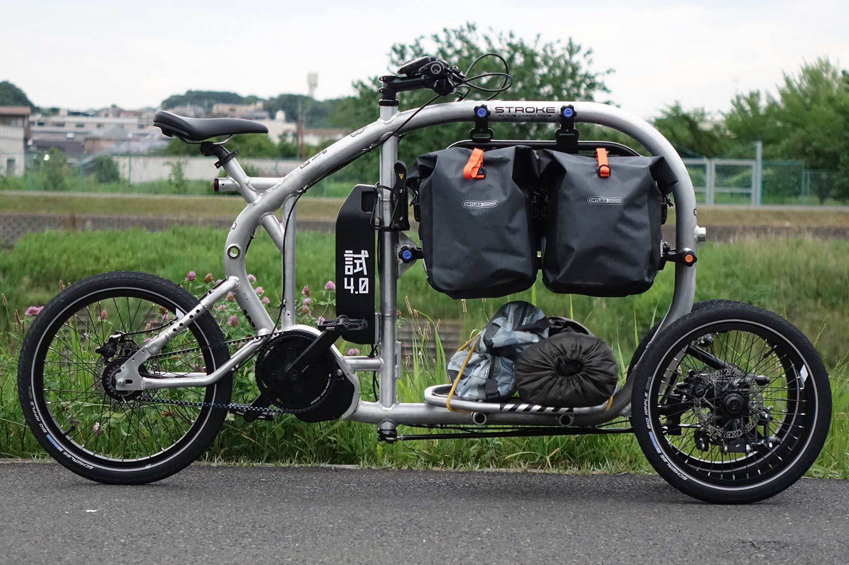 STROKEカーゴトライク試作４号機_サイド