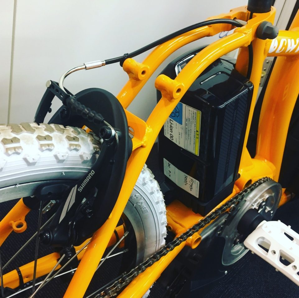 T3号機リアブレーキ装着