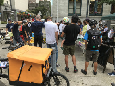 カーゴバイクレース＠横浜カーフリーデー02