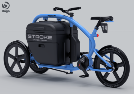 STROKEカーゴトライク（3輪カーゴバイク）のカラーイメージ（ブルー）