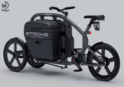 STROKEカーゴトライク（3輪カーゴバイク）のカラーイメージ（グレー）